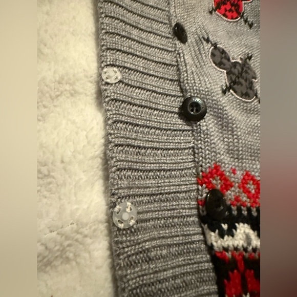 Disney Fleece Lined Button Up Sweater - Picture 8 of 13